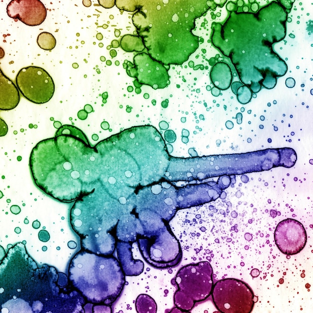 Gekleurde vlektextuur Gekleurde achtergrond Abstracte bubbels