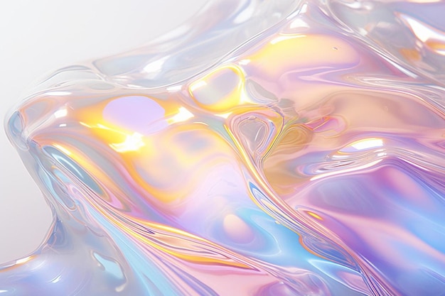 Gekleurde zeep in een glazen kom met waterdruppels