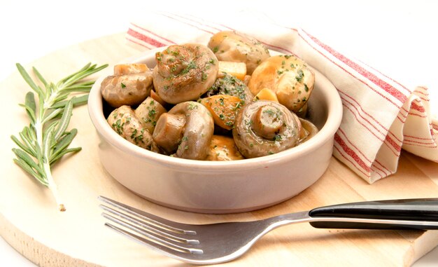 Gekookte Champignons