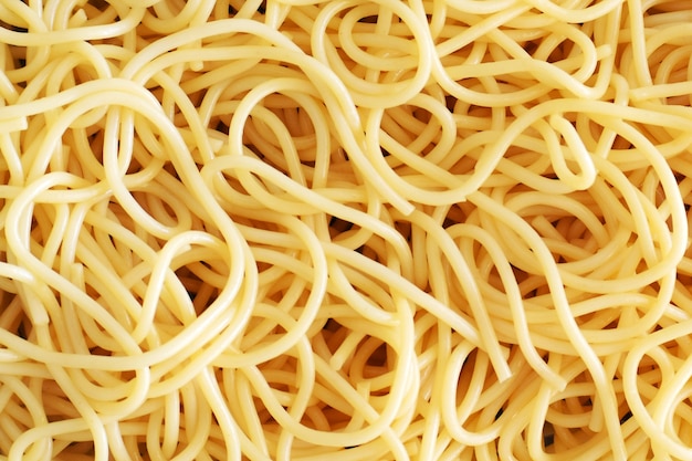 Gekookte spaghetti textuur achtergrond