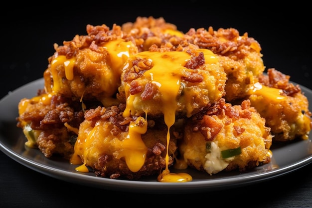 Geladen Bacon Mac en Cheese Bites