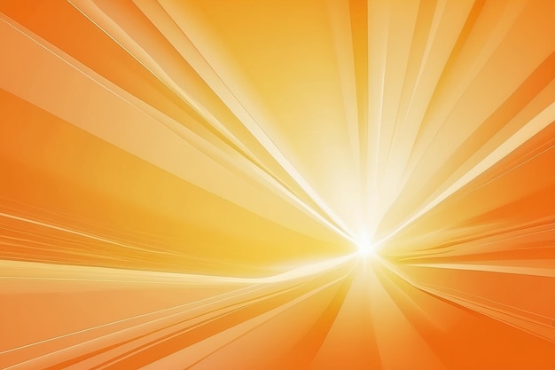 Gele en oranje ongebruikelijke achtergrond met subtiele lichtstralen stock illustratie