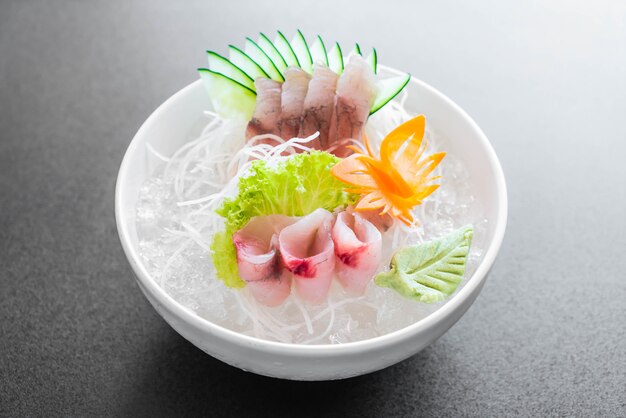 gele fin tonijn-sashimi