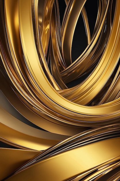 Gele gouden abstracte achtergrond voor achtergrond