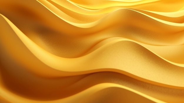 Gele gouden gradiënt organische textuur met overlappende Ai generatieve