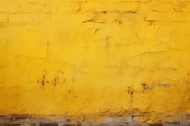 Gele grungy muur achtergrond