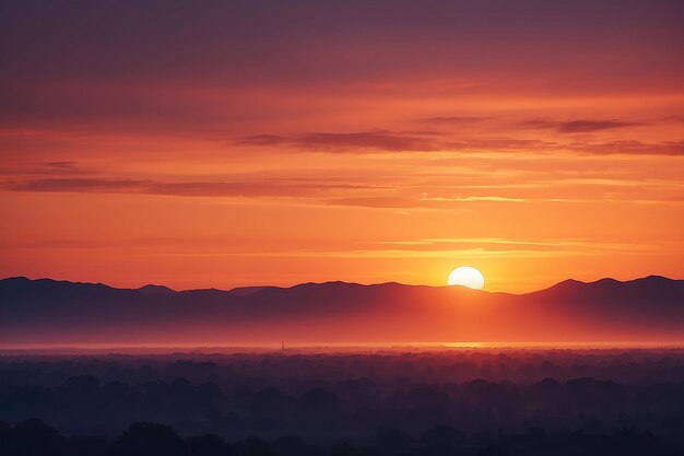 Gele oranje zonsondergang zonsopgang vervaagde monofonische achtergrond textuur patroon behang