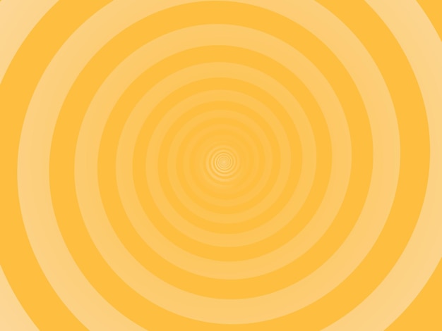 Gele spiraalachtergrond Swirl cirkelvorm op gele achtergrond