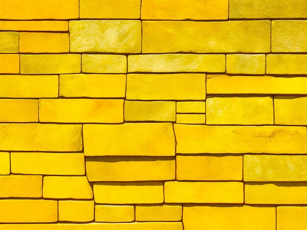 Gele stenen muur textuur achtergrond gegenereerd door AI