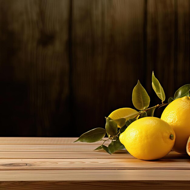 gele vruchten die voor houten planken liggen in de stijl van door de natuur geïnspireerde composities