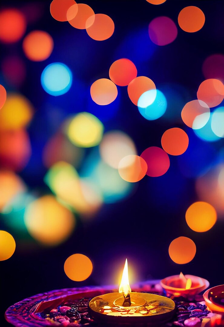 Foto gelukkig diwali achtergrondontwerp