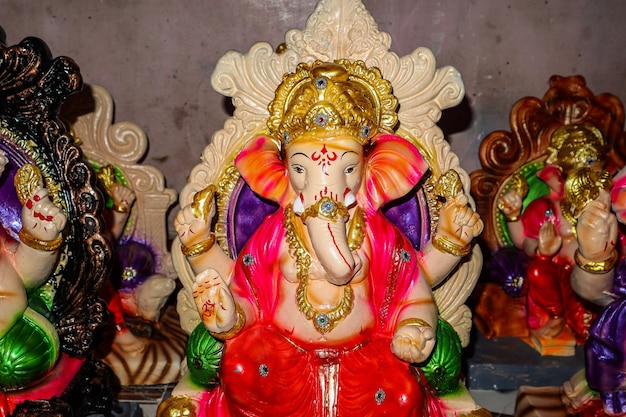 Gelukkig Ganesh Chaturthi Hindoe God Ganesha