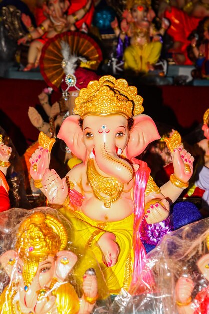 Gelukkig Ganesh Chaturthi Hindoe God Ganesha