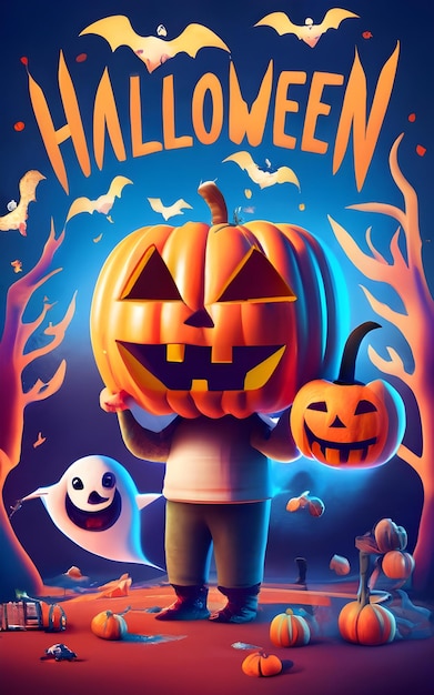 Gelukkig halloween affiche