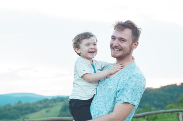 Gelukkig liefdevolle familie