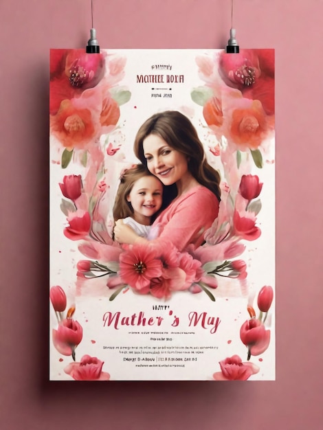 Gelukkig Moedersdag ontwerp geschikt voor groeten kaarten verkoop promoties vouchers banners en anderen