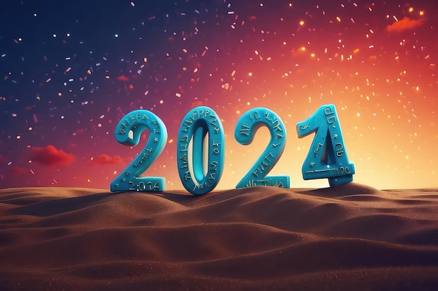 Gelukkig Nieuwjaar 2024 Wallpaper