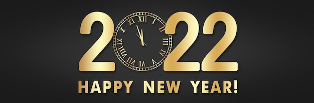 Gelukkig Nieuwjaar Achtergrond. Start tot 2022. 3D illustratie