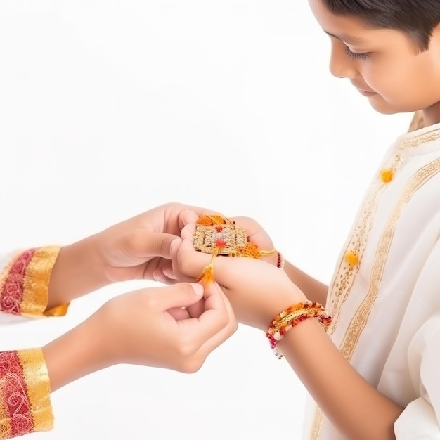 Gelukkig Raksha Bandhan Generatieve ai