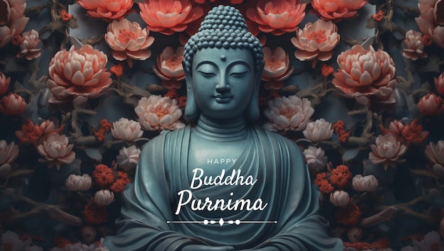 Foto gelukkige boeddha purnima collage