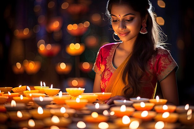 Gelukkige Diwali achtergrond