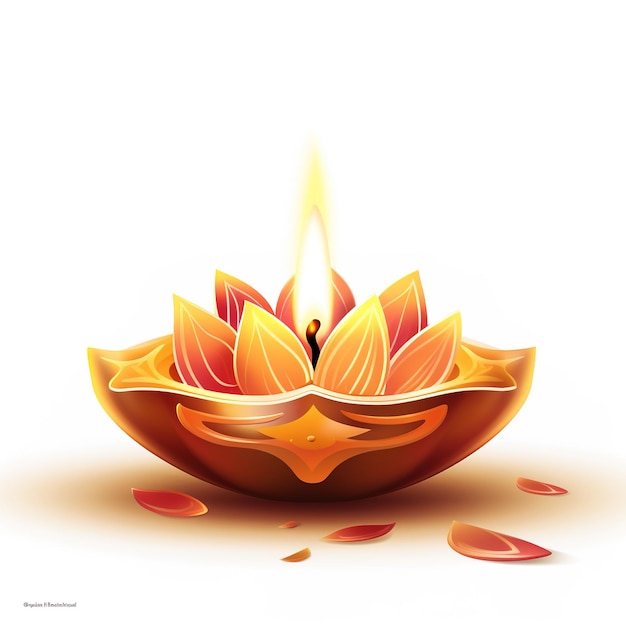 Gelukkige Diwali-illustratie van het branden van Diya op Gelukkige Diwali Diwali Celebration Festival Of Lights met achtergrond