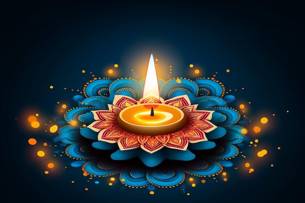 Gelukkige Diwali viering