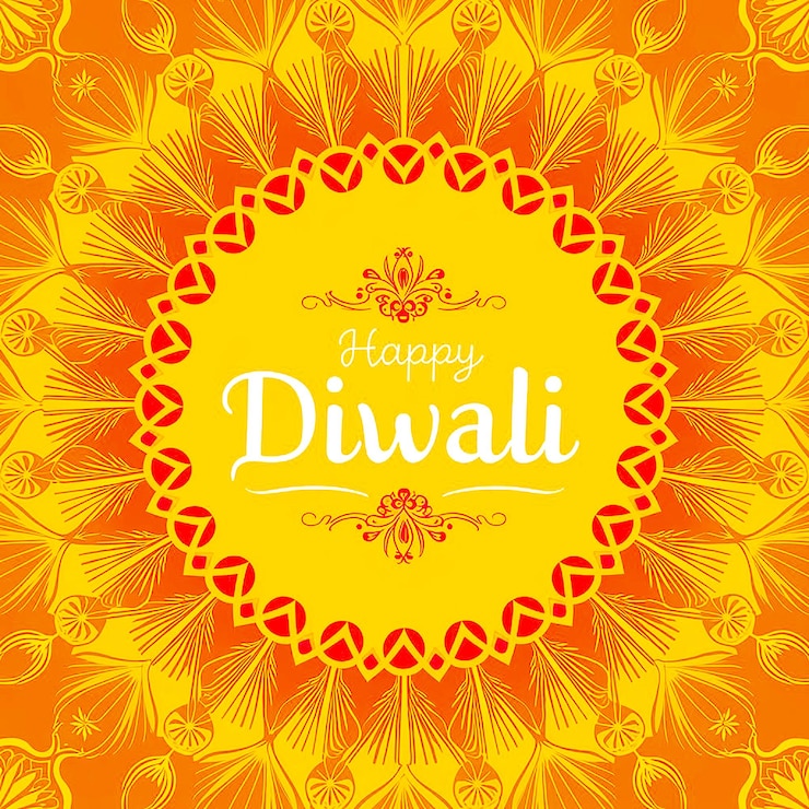 Foto gelukkige diwali.