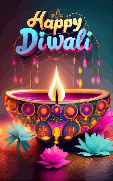 Foto gelukkige diwali