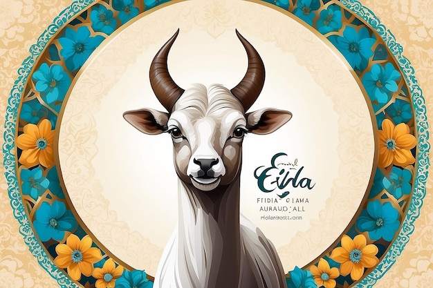 Gelukkige Eid al-Adha poster