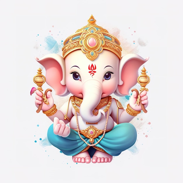 Gelukkige Ganesh Chaturthi Generatieve ai