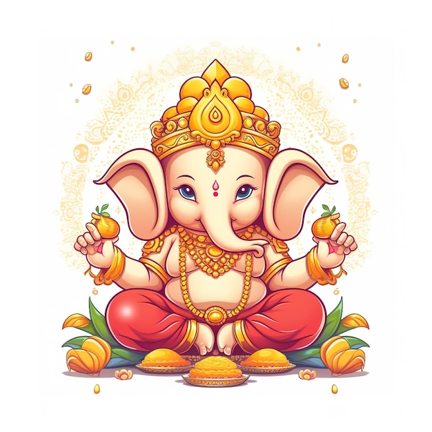 Gelukkige Ganesh Chaturthi Generatieve ai