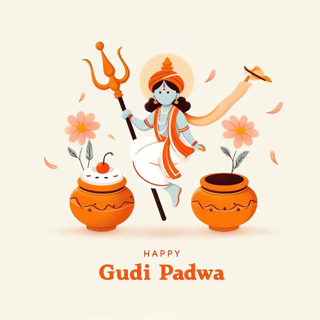 Foto gelukkige gudi padwa