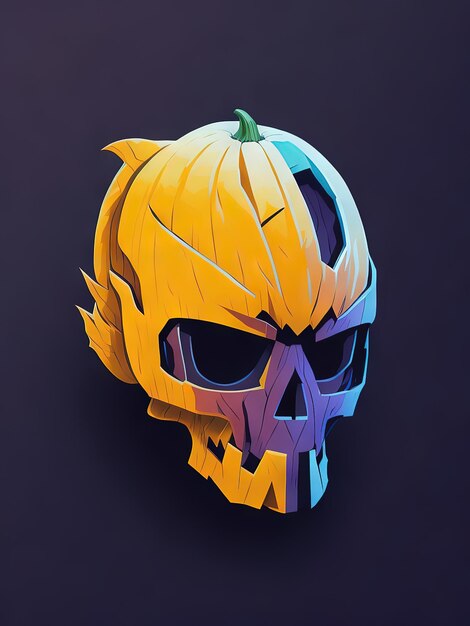 Gelukkige Halloween Mask Madness Skulls en Pumpkins in overvloed