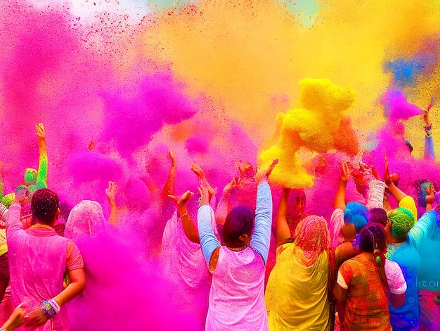 Gelukkige Holi achtergrondbeelden gedownload