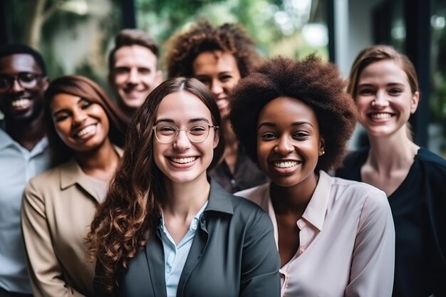 Gelukkige internationale vrouwendag groep vrienden