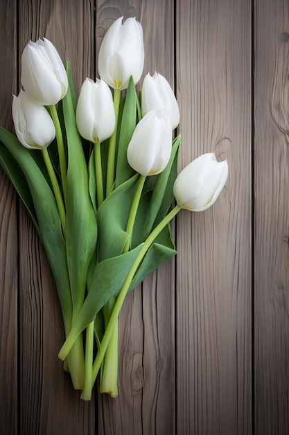 Gelukkige lente, Pasen, bloemen, achtergrond, Moedersdag, Internationale Vrouwendag, kaart, witte tulpen.