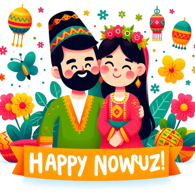 Gelukkige Nowruz Zoroastrisme feest Gelukkige Jamshed Narvon traditioneel festival achtergrond van Parijs