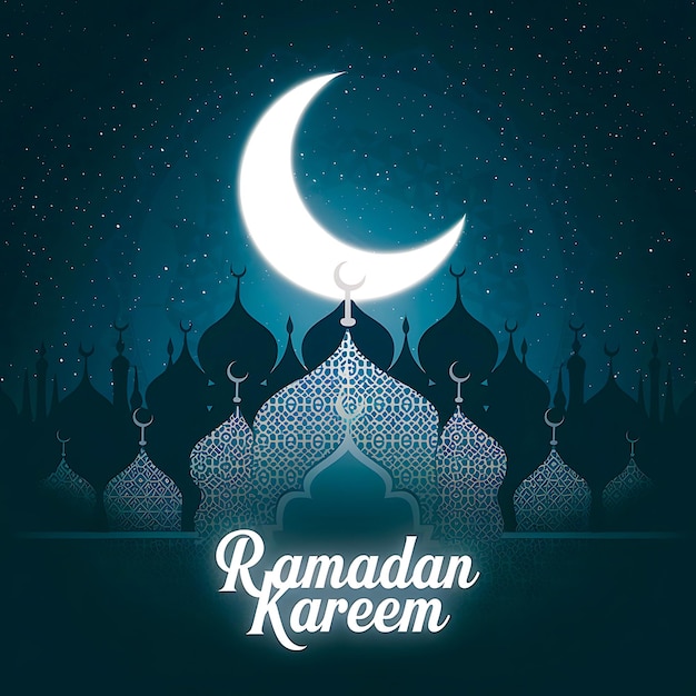 Gelukkige Ramadan behangen groetekaartjes posters entertainment covers Ramadan ontwerp