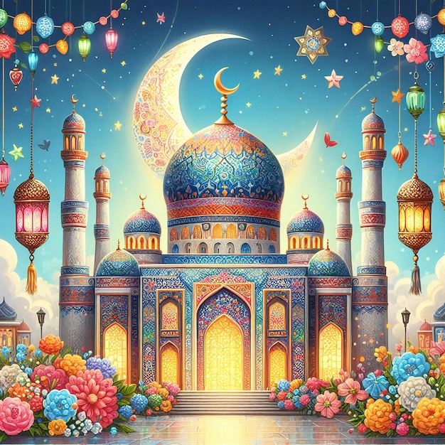 Gelukkige Ramadan Omarm de geest Een reis van geloof en reflectie tijdens de Ramadan