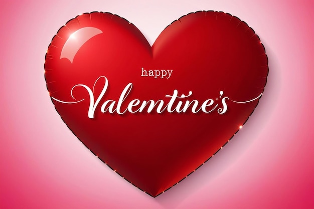 Gelukkige Valentijnsdag tekst met hartvormige letters