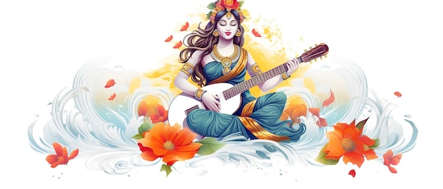 Gelukkige Vasant Panchami-achtergrond