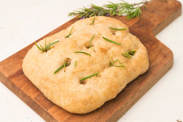 Gemakkelijk Rozemarijn Knoflook Focaccia Brood