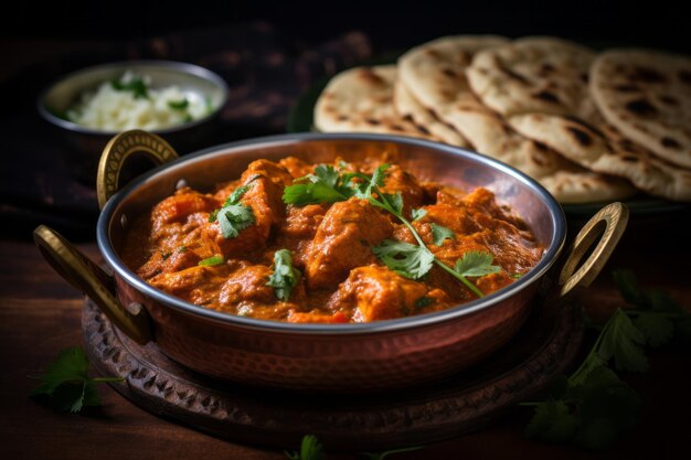 Foto gemakkelijke indiase boterkip indiaas eten foto