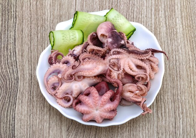 Gemarineerde octopus