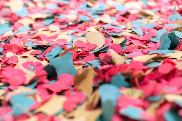 Gemengde kleurrijke confetti