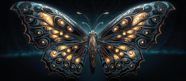 Gemini de Butterfly Zodiac Sign Generatieve AI