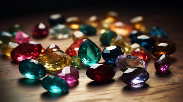 Gemstone close up