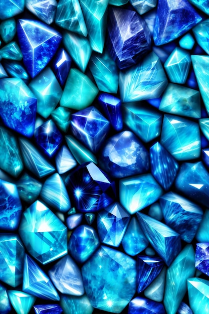 Gemstone And Crystals Background Wallpaper