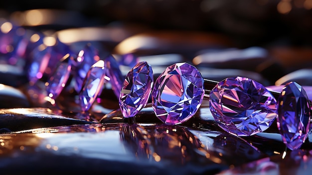 gemstones background HD 8K wallpaper Stock Photographic Image